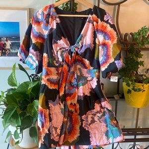 Puffy Short Sleeve Romper